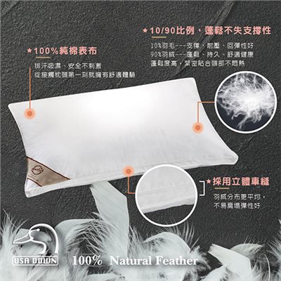 1571舒眠羽絨枕