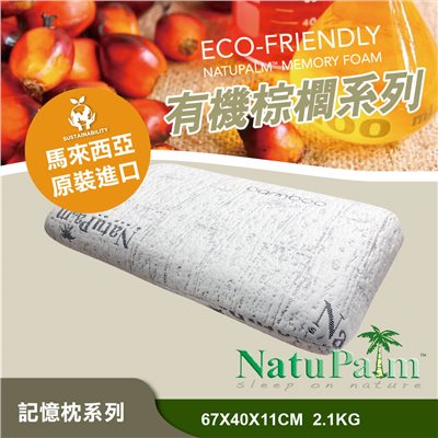2316天然有機棕櫚-標準型枕